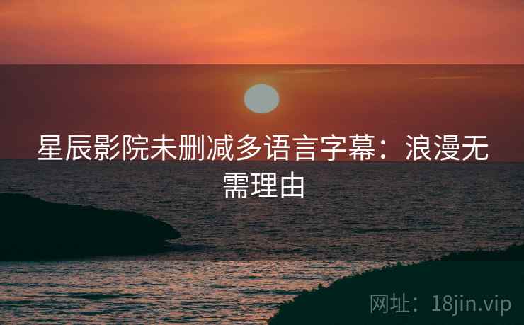 星辰影院未删减多语言字幕：浪漫无需理由